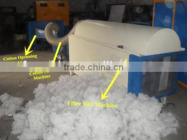 Factory direct supply cotton ball making machine/fiber ball machine/fiber ball forming machine