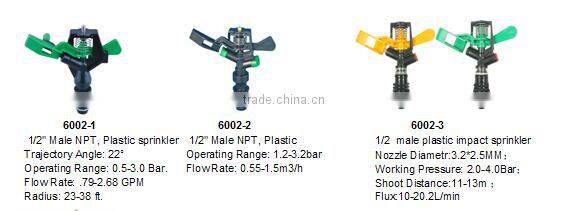 6002-3 irrigation impulse sprinkler