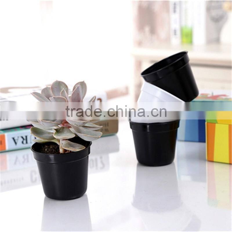 frame decorative flower pot plastic round flower pot