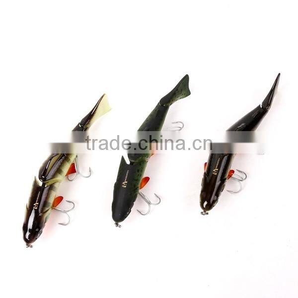 high quality chinese hard plastic multi jointed fishing lures
