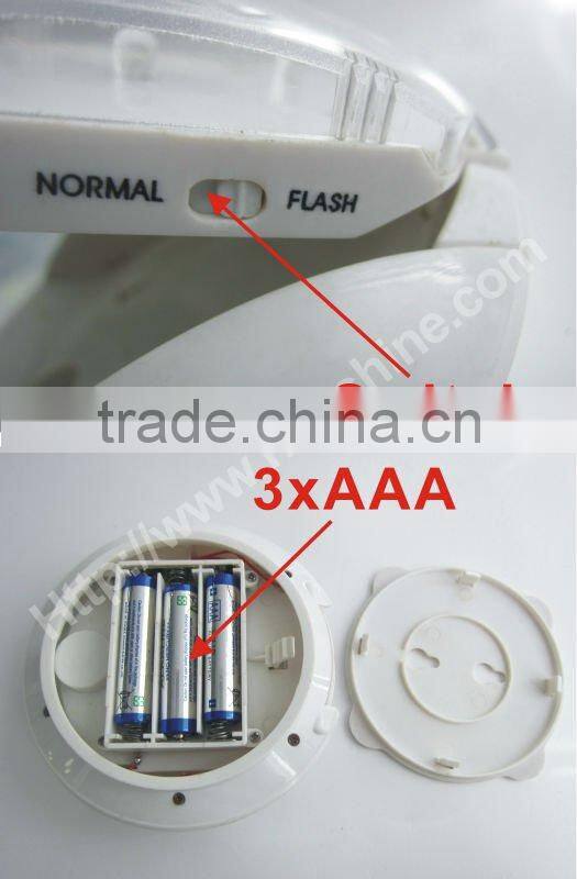white hot simple round 5led indoor light with motion sensor