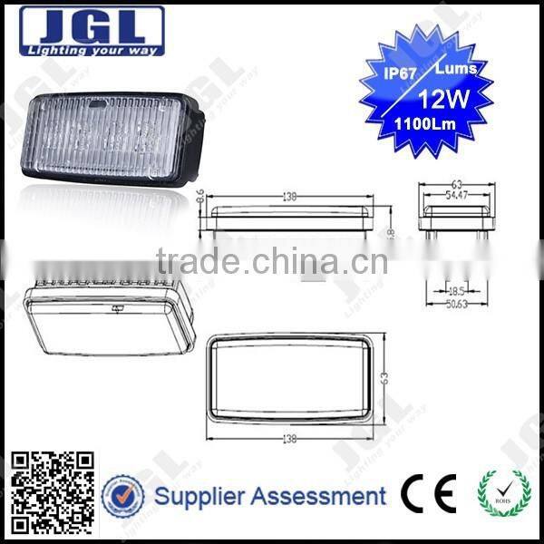 promotion price 12w 9-32v led work light lamp waterpoof flood led work light cree for truck tractor guangzhou jgl produce