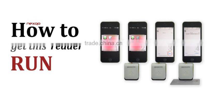 UHF 3.5mm audio jack interface RFID reader writer