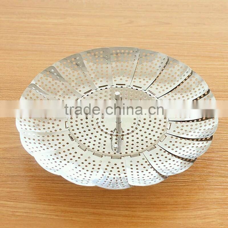 Vegetable Steamer Basket 100% Stainless Steel,Foldable