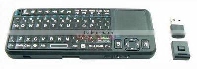 2.4G mini wireless keyboard with Touchpad