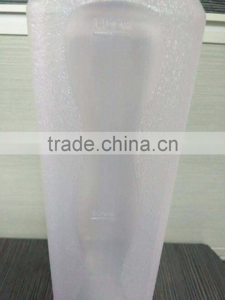 OEM Blow Molding plastic HDPE milk bottle Square Plastic Juice Bottle for sale
