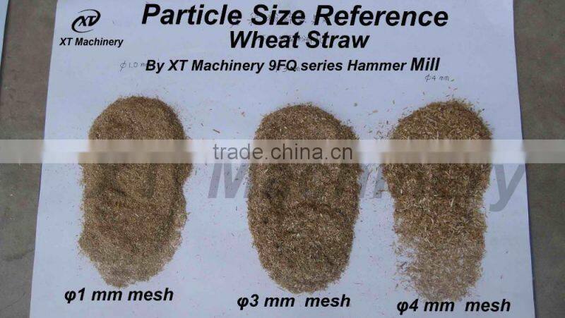 22kw or 30hp 1.2-30 screen mesh grape peanut vine hammer mill