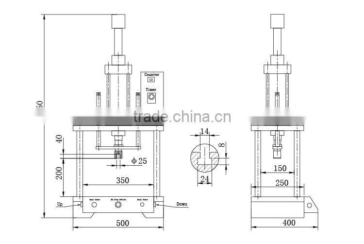 JULY new style factory direct sale tin can stamping machine