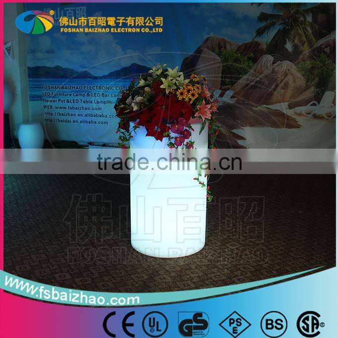 Electronic led plastic ice bucket for beer