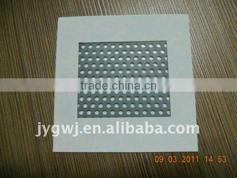 Color perforated Plate