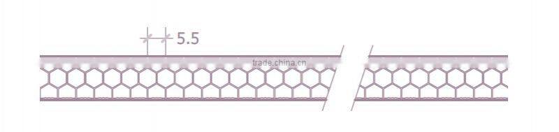 Milky Opal Honeycomb 8-12mm Thick Polycarbonate Sheet Manufacturer Price Co-extrude UV Protection 2100*5800mm