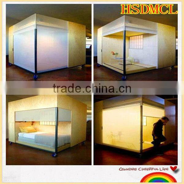 China prefabricated steel structure flat pack living container house