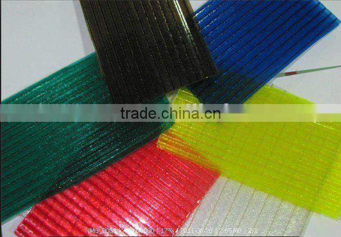 twin--wall polycarbonate hollow sheet for green house