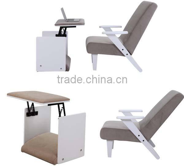 Leisure Relax Chair with Computer Desk, Living Room Furniture