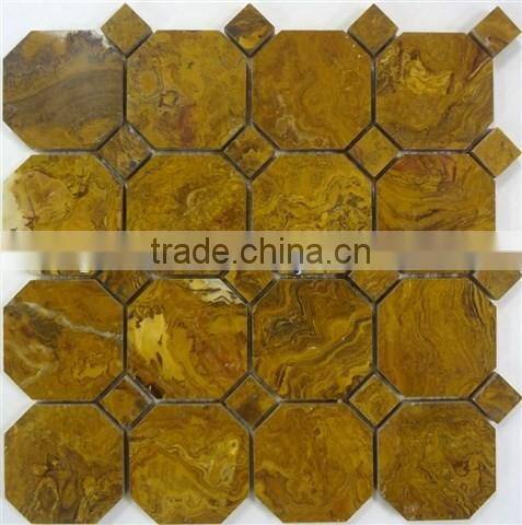 Amazing New Style BROWN GOLDEN ONYX MOSAIC TILES COLLECTIONS
