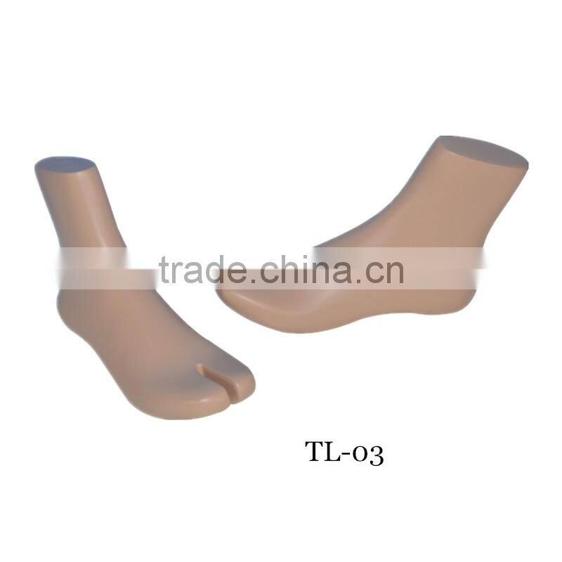 Fashion sock and shoes display foot or feet mannequin for sale