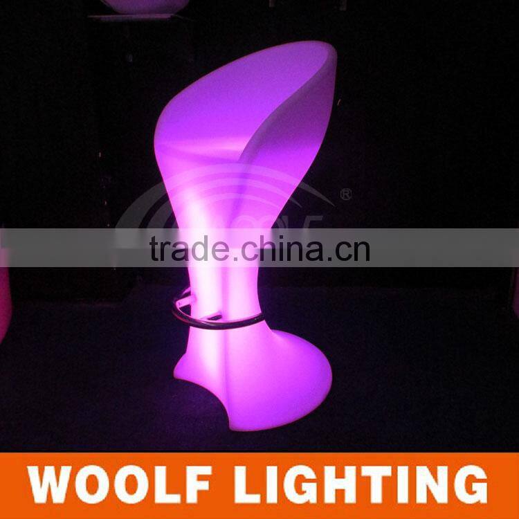 Colourful Rechargeable RGB LED lighting Up Coffee Chair