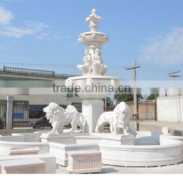 Large Outdoor Water Fountains with tigers