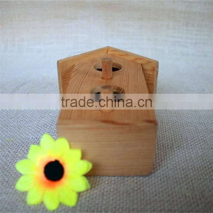 Houseshaped bird nest wood bird nest wood swallow bird nest for double round wood window