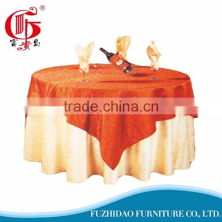 Beautiful ruffled banquet table cover for wedding event