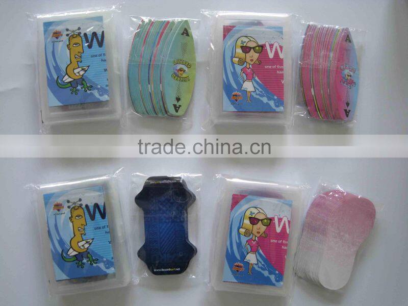 pvc playing card with special shape
