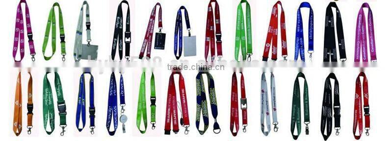 2015 New Arrival Fashion Eco-friendly Printed Custom Polyester Lanyard