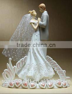Resin sweet love wedding couple statue