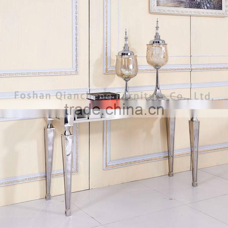 Metal Hobby Lobby Console Table with Mirror