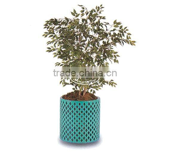 Cheap large flower pots metal stackable planter