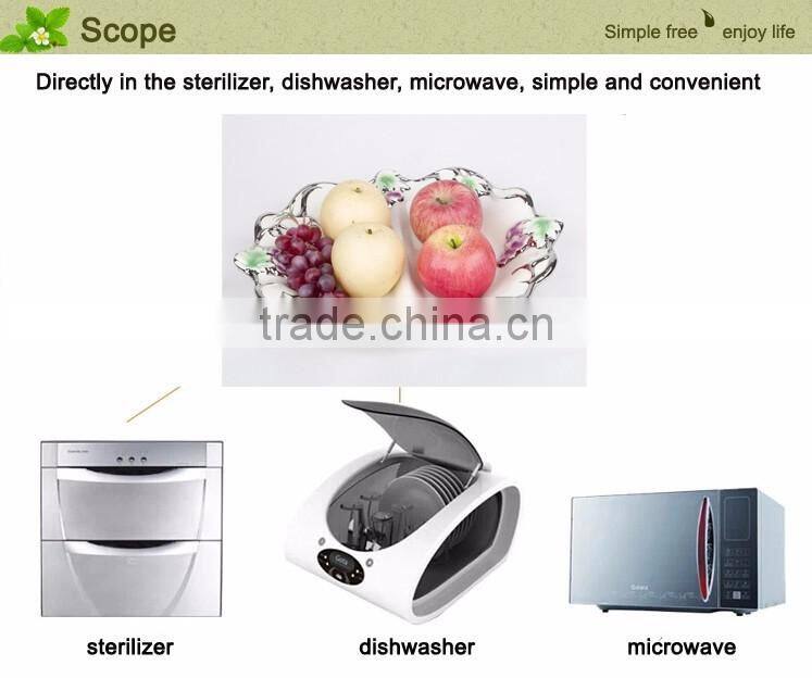 China New style ceramic plates,stocks golden ceramic snack plate