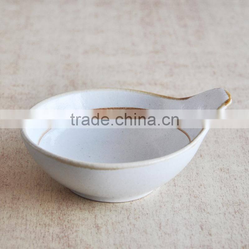 Japanese style ceramic chafing dish and bowl