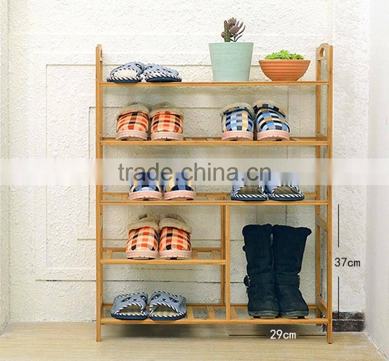 Wholesale price promotional natural wooden shoe racks,wooden rack shelf