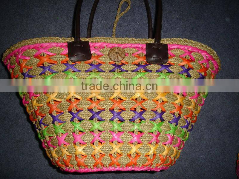 sea grass straw bags for women in summer