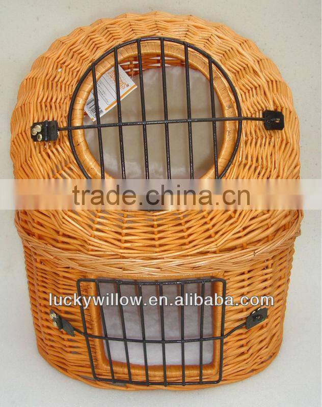 natural material wicker pet house&cage(factory provide)