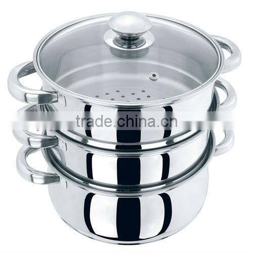 2014 large stainless steel steamer pot