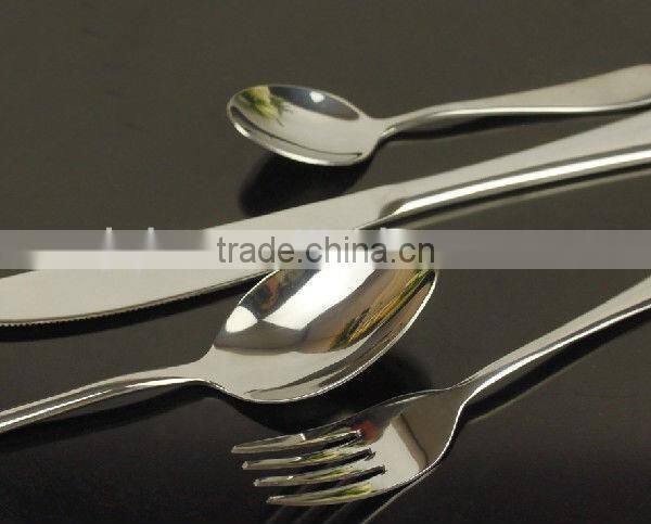Stainless Steel Cutlery Set Flatware Set with free logo