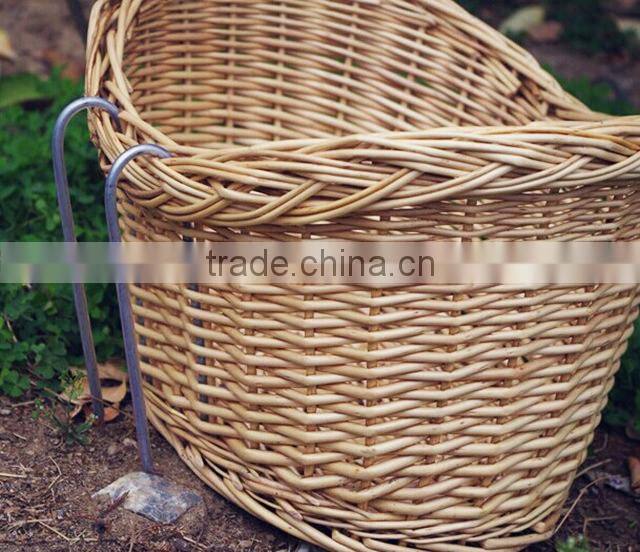 Bicycle front basket wicker bicycle basket bicycle basket