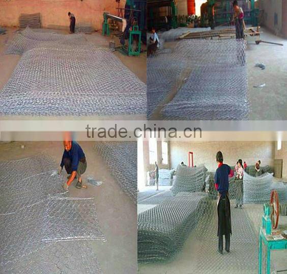 high quality 5% Galvalume 100 x 120 (2.5) gabion box for revetment