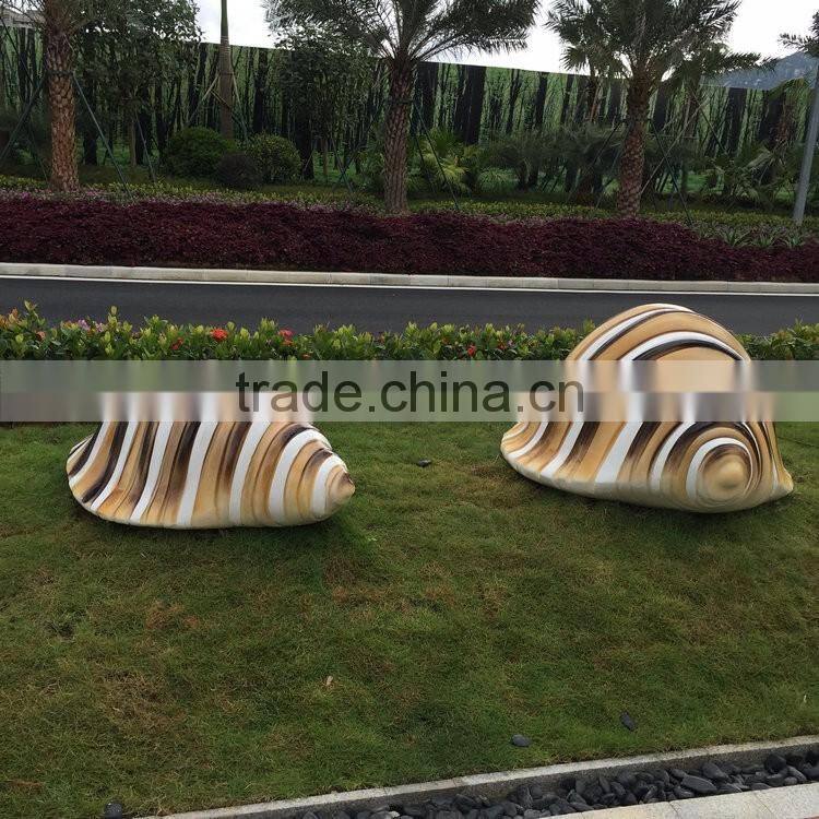 Fiberglass conch sculpture