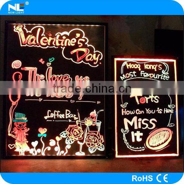 led writing board for advertising