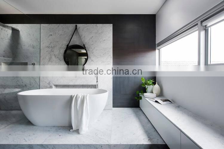 Exceptional quality modern home design natural stone white marble tiles in china