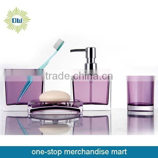 Crystal Clear Hotel Balfour Acrylic Bathroom Pump Bottle