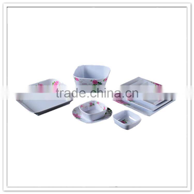 Exquisite 8pcs lucky moral hand-painted palace style dinnerware wholesale