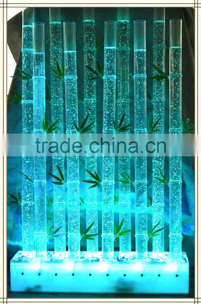 project design changing color water bubble wall acrylic interior wall decorative panel