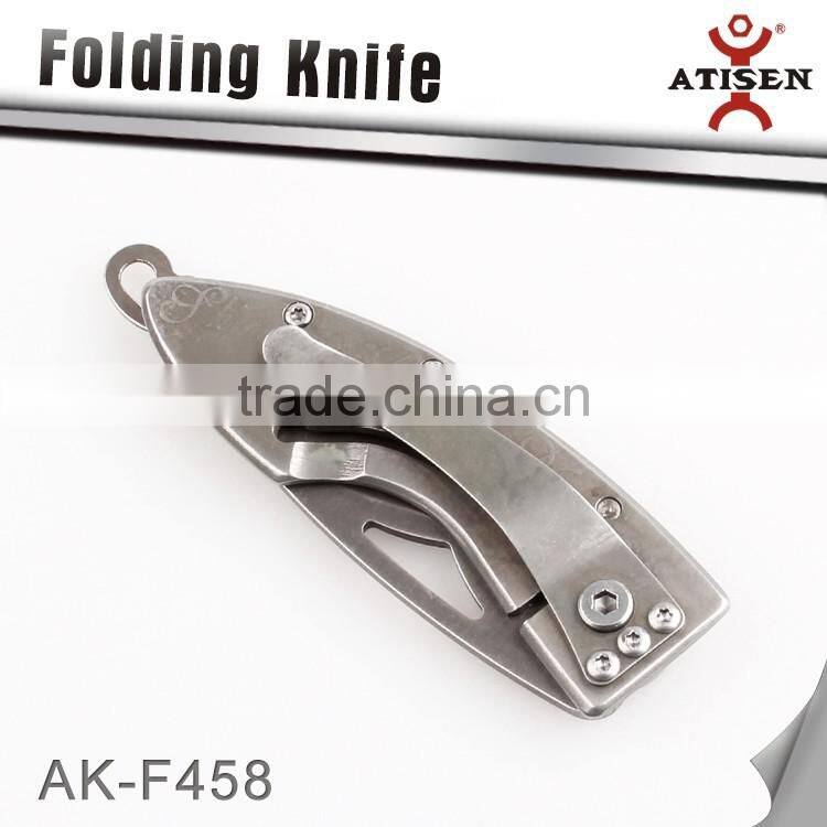 Classical Folding Knife Etching Retro Handle Tactical Hunting Pocket Knife
