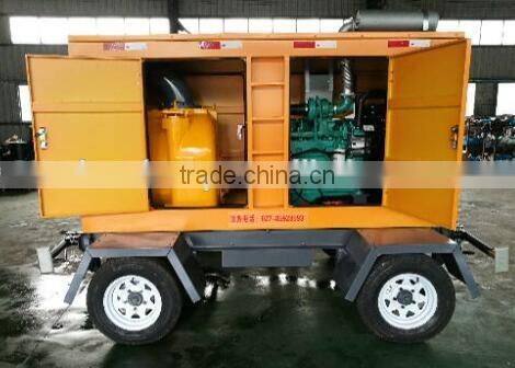 manufature price big type 8inch move water pump portable diesel water pump