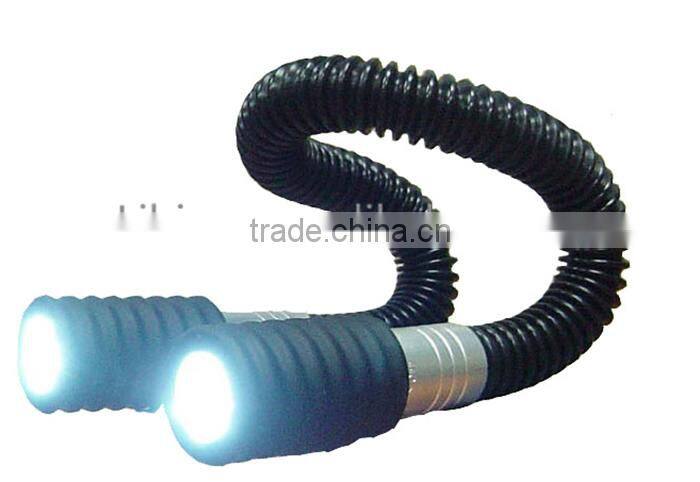 high quality double heads 24pcs LED deformed flashlight