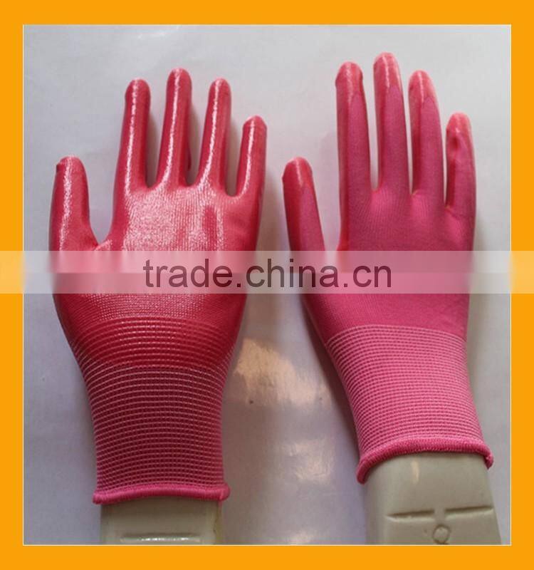 Competitive Price Oil Free Nitrile Coated Safety Gloves
