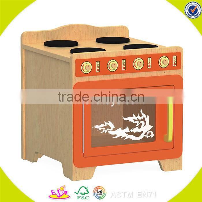 Wholesale preschool kitchen furniture toy, wooden pretend kitchen toy, best design children wooden pretend kitchen toy W10C273