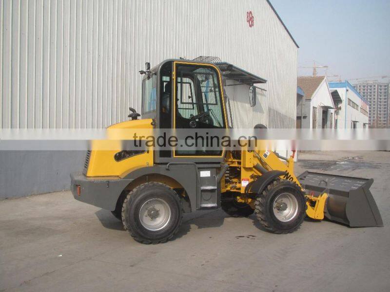 1t farm mini small front wheel loader ZL910 with 3 cylinders engine